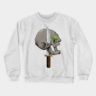 Toothless skull and knife Crewneck Sweatshirt